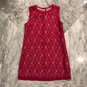 Joie Magenta  lace dress